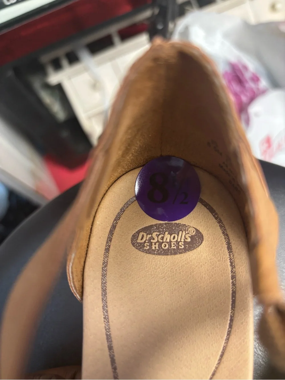 Dr. Scholl's Leopard Print Wedge Slide Sandals in Tan and Black